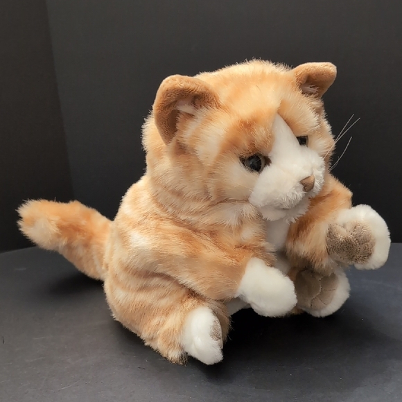 Folkmanis Orange Tabby Kitten/Cat Hand Puppet. - Picture 1 of 8